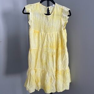 English Factory Tiered Dress with Ruffle Sleeves Size XS